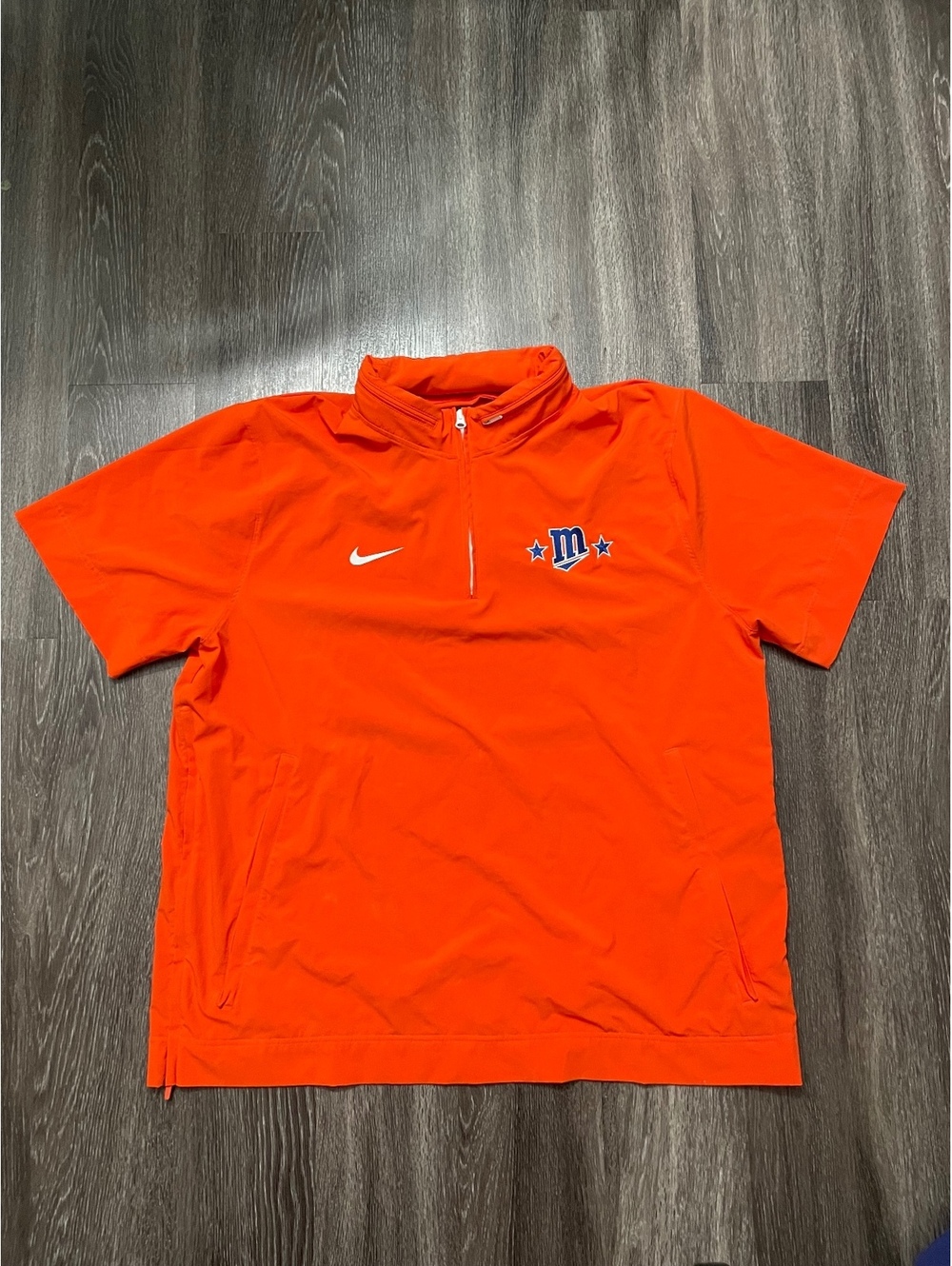 Nike Coaches Short Sleeve 1/2 Zip Jacket READ